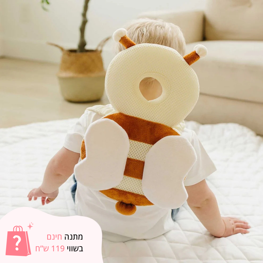 TinyShield™ – כרית הגנה חכמה לראש התינוק